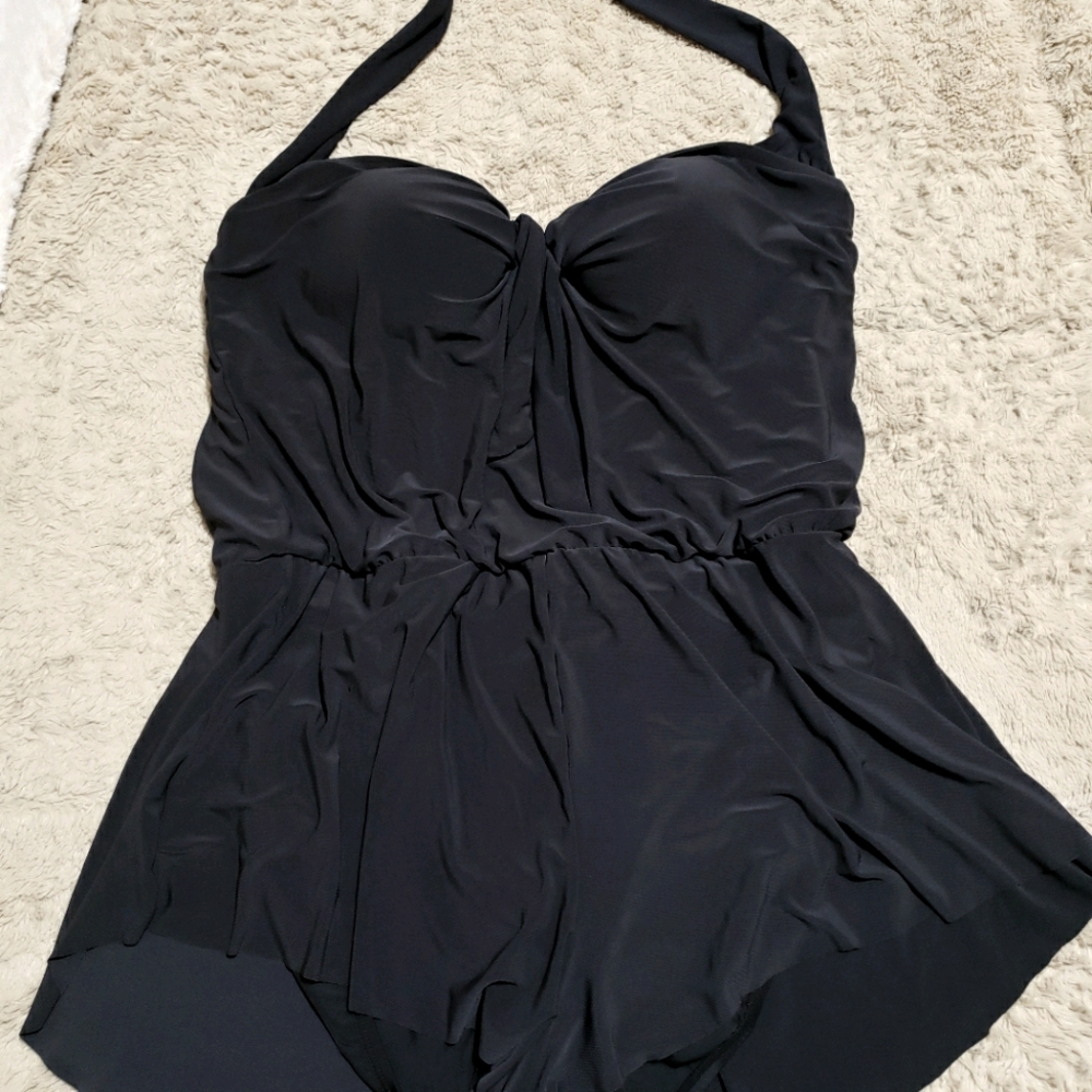 Aqua Green swim romper